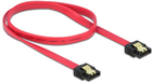 Кабель Delock SATA - SATA M/M 0.5 м Red (4043619843022) - зображення 1