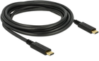 Kabel Delock USB Type-C - USB Type-C M/M 3 m Black (4043619833252) - obraz 1