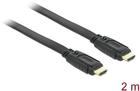 Kabel Delock HDMI M/M 2 m Black (4043619826704) - obraz 1
