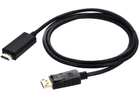 Kabel Delock DisplayPort M/M 1 m Black (4043619827701) - obraz 2