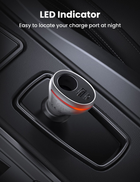 Автомобільний зарядний пристрій Ugreen CD204 Car Charger 2 x USB Silver (6957303867127) - зображення 6