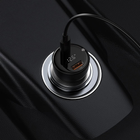 Автомобільний зарядний пристрій Baseus Superme Digital Display PPS Dual Quick Charger Car Charger Black (CCZX-01) - зображення 4