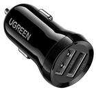 Ładowarka samochodowa Ugreen ED018 24 W 2 x USB Car Charger Black (6957303858750) - obraz 1