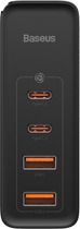 Мережевий зарядний пристрій Baseus GaN2 Pro 100 Вт 2 x USB/2 x USB Type C Quick Charge 4+ Power Delivery Black (CCGAN2P-L01) - зображення 3