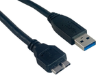 Kabel Delock USB Type-A - micro-USB M/M 5 m Black (4043619850761) - obraz 1