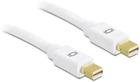 Kabel Delock mini DisplayPort M/M 5 m White (4043619834563) - obraz 2