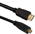 Kabel Esperanza micro HDMI - HDMI M/M 1.5 m Black (5901299947913) - obraz 1