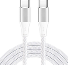Kabel iBOX USB Type-A - Lightning M/M 1 m White (5901443053385) - obraz 1