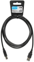 Kabel iBOX USB Type-A - USB Type-B M/M 3 m Black (5901443052579) - obraz 2