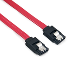 Kabel Lanberg SATA III F/F 0.3 m Red (5901969419375) - obraz 2