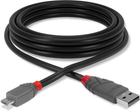 Kabel Lindy USB Type-A - micro-USB M/M 3 m Black (4002888367349) - obraz 1