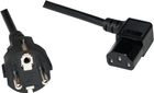 Kabel zasilający LogiLink CEE7/7 - IEC-C13 M/F 5 m Black (4052792038927) - obraz 1