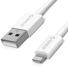 Kabel Orico USB Type-A - Lightning 1 m White (6936761822800) - obraz 3