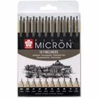 Набір лінерів 10 шт Pigma Micron Sakura для графіки та малювання (8712079459550)