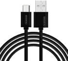 Kabel Somostel USB Type-A - micro-USB 3.1A 1.2 m Black (5902012968352) - obraz 1