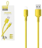 Kabel Somostel USB Type-A - Lightning 3.1A 1.2 m Gold (5902012968857) - obraz 2