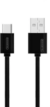 Kabel Somostel USB Type-A - USB Type-C 3.1A 1.2 m Black (5902012968345) - obraz 1