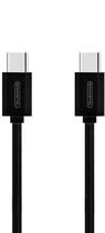 Kabel Somostel USB Type-C - USB Type-C 5A 1.2 m Black (5902012968574) - obraz 1