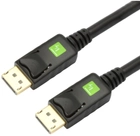 Kabel Techly DisplayPort M/M 1 m Black (8057685304284) - obraz 1