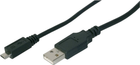 Кабель Digitus USB Type-A Type-A - micro-USB M/M 1 м Black (4016032285793) - зображення 1