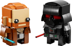 Zestaw klocków Lego BrickHeadz Obi-Wan Kenobi i Darth Vader 260 części (40547) - obraz 2