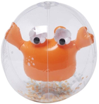 Надувний пляжний м'яч Sunnylife Sonny the Sea Creature 3D Neon Orange (9339296061152) - зображення 1
