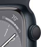Smartwatch Apple Watch Series 8 GPS + Cellular 41mm Midnight Aluminium Case with Midnight Sport Band (APL_MNHV3/A) - obraz 3