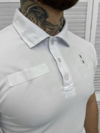 Тактическая футболка polo white M - изображение 3