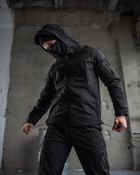 Тактичний костюм SoftShell Police black S - зображення 4