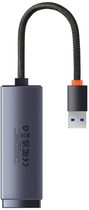Adapter Baseus Lite Series USB to RJ-45 Ethernet 1000 Mb/s (WKQX000113) - obraz 3