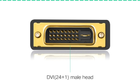 Adapter Ugreen DVI 24+1 Male to HDMI Female Adapter Black (6957303821242) - obraz 2