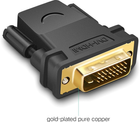 Adapter Ugreen DVI 24+1 Male to HDMI Female Adapter Black (6957303821242) - obraz 3