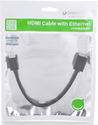 Adapter Ugreen mini HDMI Male to HDMI Female Adapter Cable 22 cm Black (6957303821372) - obraz 3