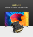 Adapter Ugreen DVI 24+5 Male to VGA Female Converter Black (6957303821228) - obraz 6