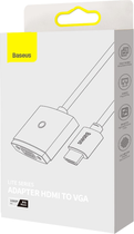 Adapter Baseus Lite Series HDMI to VGA Black (WKQX010001) - obraz 5