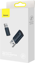 Adapter Baseus Ingenuity Series Mini OTG Adaptor USB 3.1 to Type-C Blue (ZJJQ000103) - obraz 5