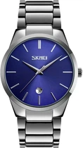 Мужские часы Skmei 9140SIBU Silver-Blue