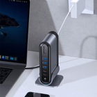 Док-станція Baseus USB3.2 Type-C 16 in 1, HDMI / VGA / 4xUSB Type-C / 5xUSB / RJ-45 / SD / TRRS 3.5 мм / PD 100 Вт + БЖ (CAHUB-BG0G) - зображення 10