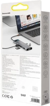 USB-хаб Baseus CAHUB-CT0G Metal Gleam Series 11-in-1 Multifunctional Type-C Gray (CAHUB-CT0G) - зображення 7