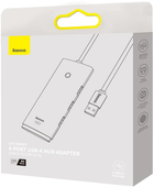 USB Hub Baseus Lite Series 4-Port USB Type-A HUB Adapter (WKQX030101) - obraz 5