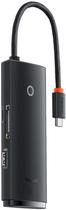USB Hub Baseus Lite Series 6-Port Type-C HUB Docking Station (WKQX050001) - obraz 1