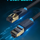 Патч-корд Vention CAT 8 SFTP Ethernet 8 м Black (6922794743564) - зображення 2
