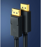 Kabel Ugreen P102 DP V1.2 Male to Male Cable 4K / 60 Hz 2K / 144Hz 5 m Black (6957303812134) - obraz 3