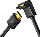 Kabel Ugreen HD103 HDMI Cable Right Angle 90 Degree 1 m Black (6957303811724) - obraz 1