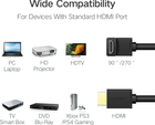 Кабель Ugreen HD103 HDMI Cable Right Angle 90 Degree 2 м Black (6957303811731) - зображення 4