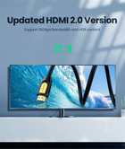 Kabel Ugreen HD101 HDMI Round Cable 1.5 m Yellow / Black (6957303811281) - obraz 6