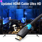 Кабель Vention HDMI-HDMI, 2 м v2.0 Black (6922794732667) - зображення 7