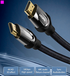Kabel Vention HDMI-HDMI, 1 m v2.0 Black (VAA-B05-B100) - obraz 3