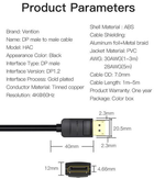 Kabel Vention DisplayPort v1.2 5 m Black (6922794733312) - obraz 3