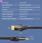Kabel Vention HDMI-HDMI, 1 m v2.0 Black (VAA-B05-B100) - obraz 9